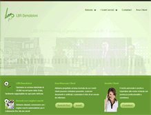 Tablet Screenshot of lbrdemolizioni.com